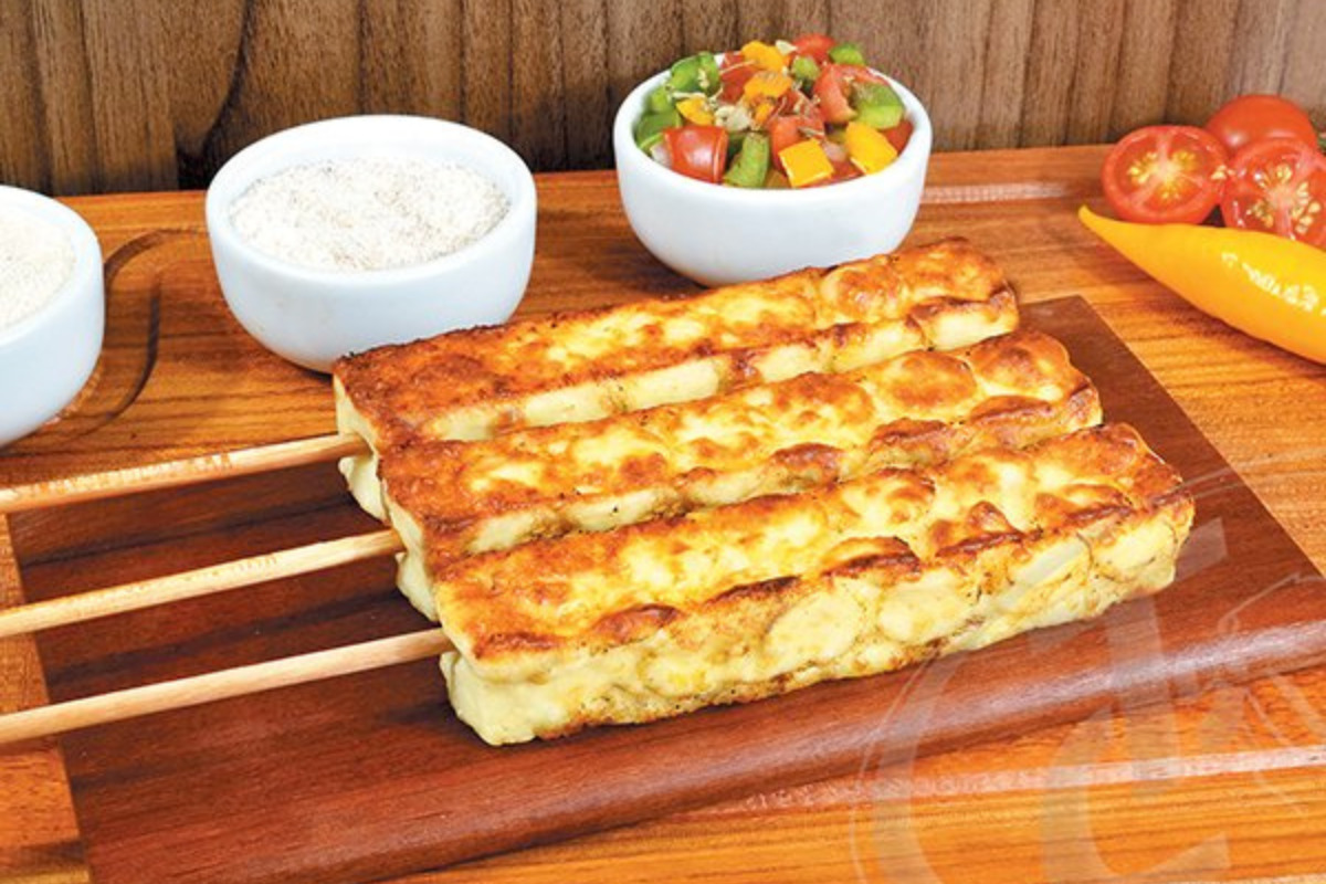 Espetinho de Queijo Coalho