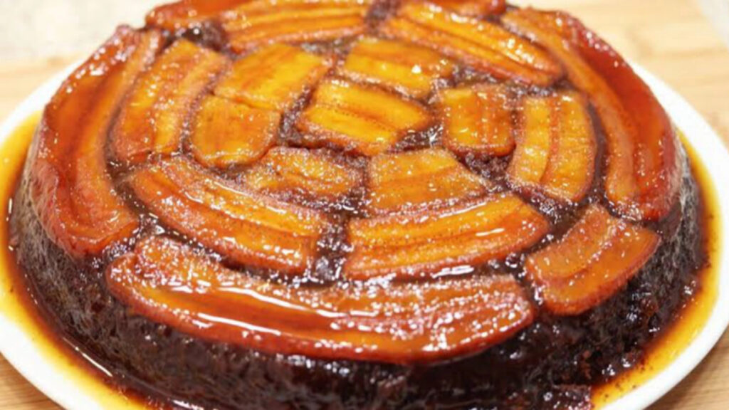 Bolo de Banana Caramelizado