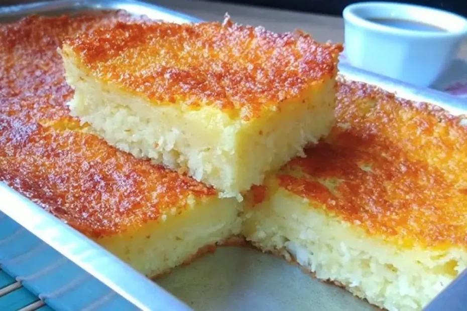 Bolo Queijadinha Cremoso