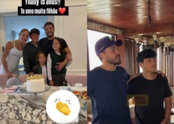 Filho de Wesley Safadão, Yhudy, completa 15 anos com festa e homenagens