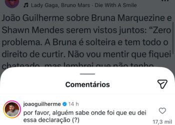 João Guilherme nega ciúmes de Bruna Marquezine e Shawn Mendes