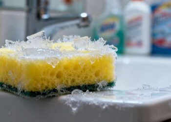 Truque da esponja congelada: a nova mania para deixar seu banheiro brilhando