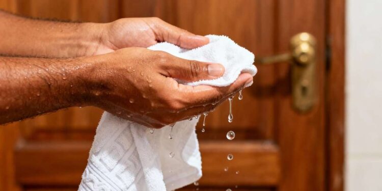 Colocar pano com detergente na porta vira truque de limpeza que está bombando na internet