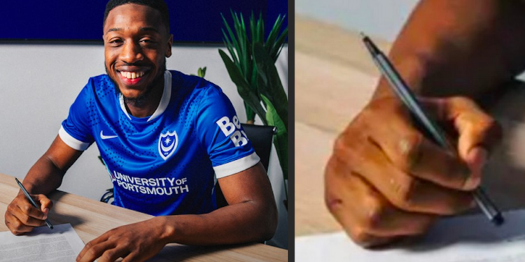 Portsmouth Vira Alvo de Piadas Após Foto Curiosa de Contratação de Ebou Adams