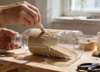 Como Transformar Garrafa Plástica em Vaso de Luxo com Técnicas de Reciclagem