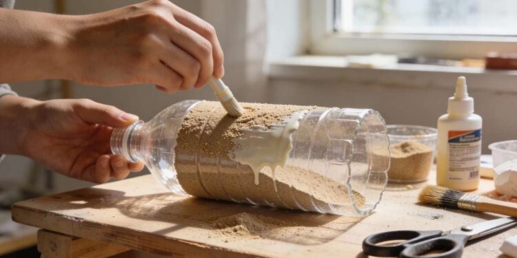 Como Transformar Garrafa Plástica em Vaso de Luxo com Técnicas de Reciclagem