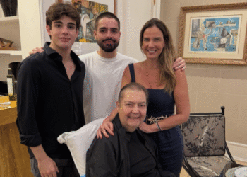 João Silva Comemora Aniversário com Faustão e Família