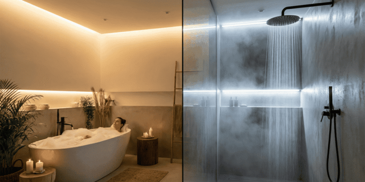 Guia Completo: Chuveiro de Teto ou Banheira de Imersão para Seu Projeto