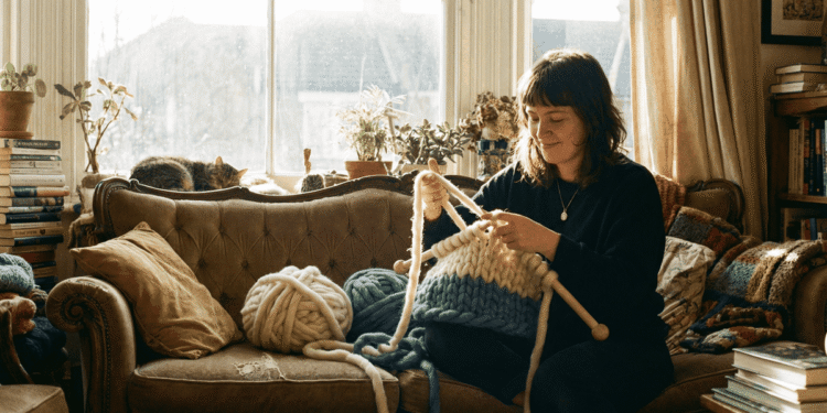 Como Tricotar Cachecol com os Dedos de Forma Simples e Rápida