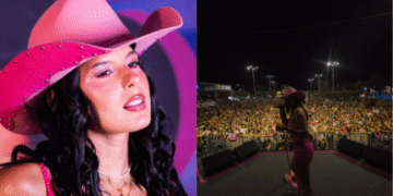 Ana Castela chama Zé Felipe de ‘sem vergonha’ durante show no Ceará