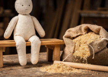 Materiais Tradicionais que Conferem Peso e Firmeza aos Bonecos de Pano