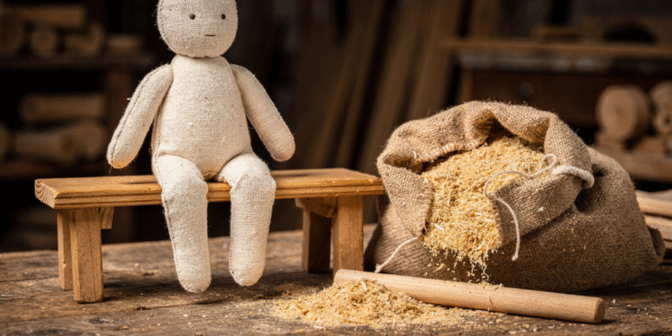 Materiais Tradicionais que Conferem Peso e Firmeza aos Bonecos de Pano