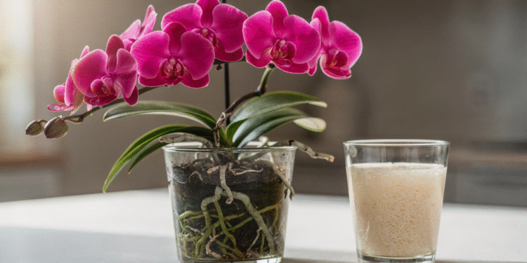 Como a Água de Arroz Pode Transformar a Floração das Orquídeas