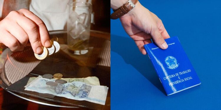 Entenda como a gorjeta pode impactar nos benefícios dos trabalhadores CLT