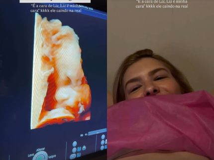 Lore Improta e Léo Santana Fazem Ultrassom e Cantor Brinca com Semelhança com Filho