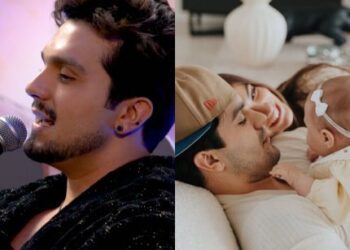 Luan Santana e Jade Magalhães celebram história com a filha Serena