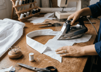 A Importância da Entretela na Estruturação de Golas de Camisas de Luxo