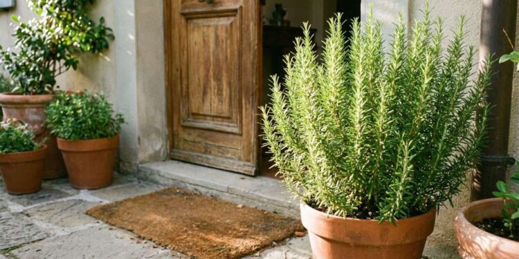Alecrim na Entrada: Como a Saúde da Planta Influencia a Energia do Lar