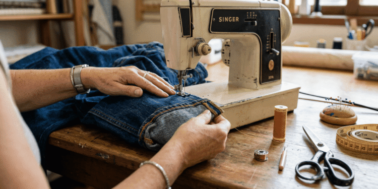 Como Ajustar a Bainha de Calças de Ganga Sem Perder o Acabamento Original