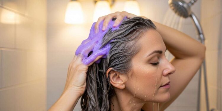 Guia para Manter Cabelos Grisalhos Brilhantes com Shampoo Tonalizante