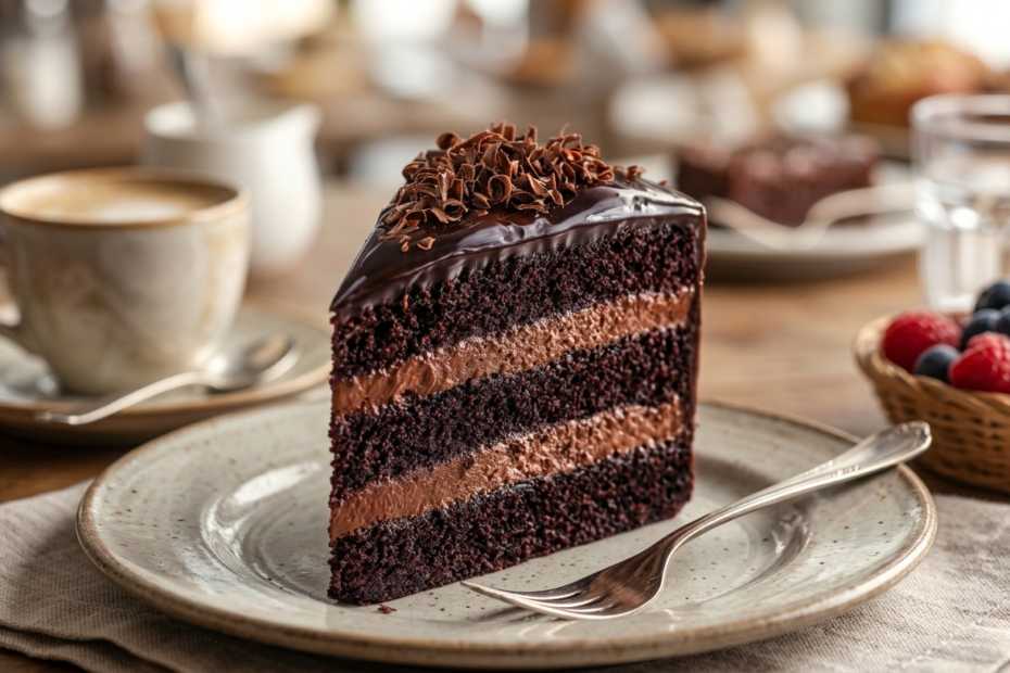 bolo mousse de chocolate