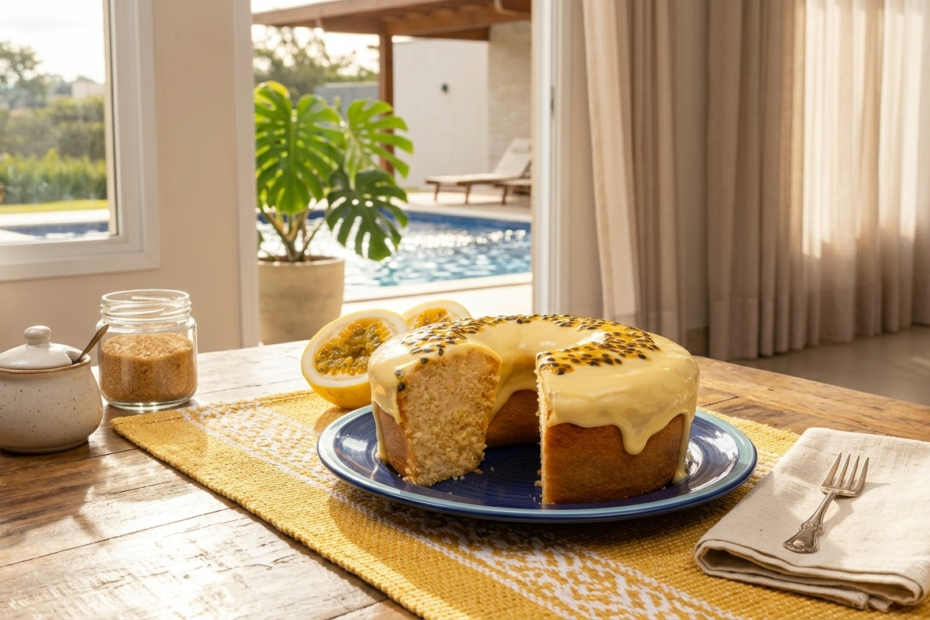bolo de maracujá muito fácil